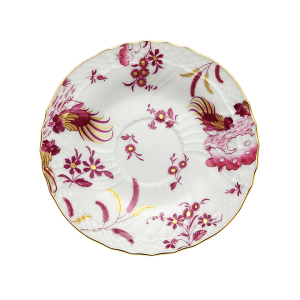 Ginori Oro Di Doccia Magenta Coffee Saucer